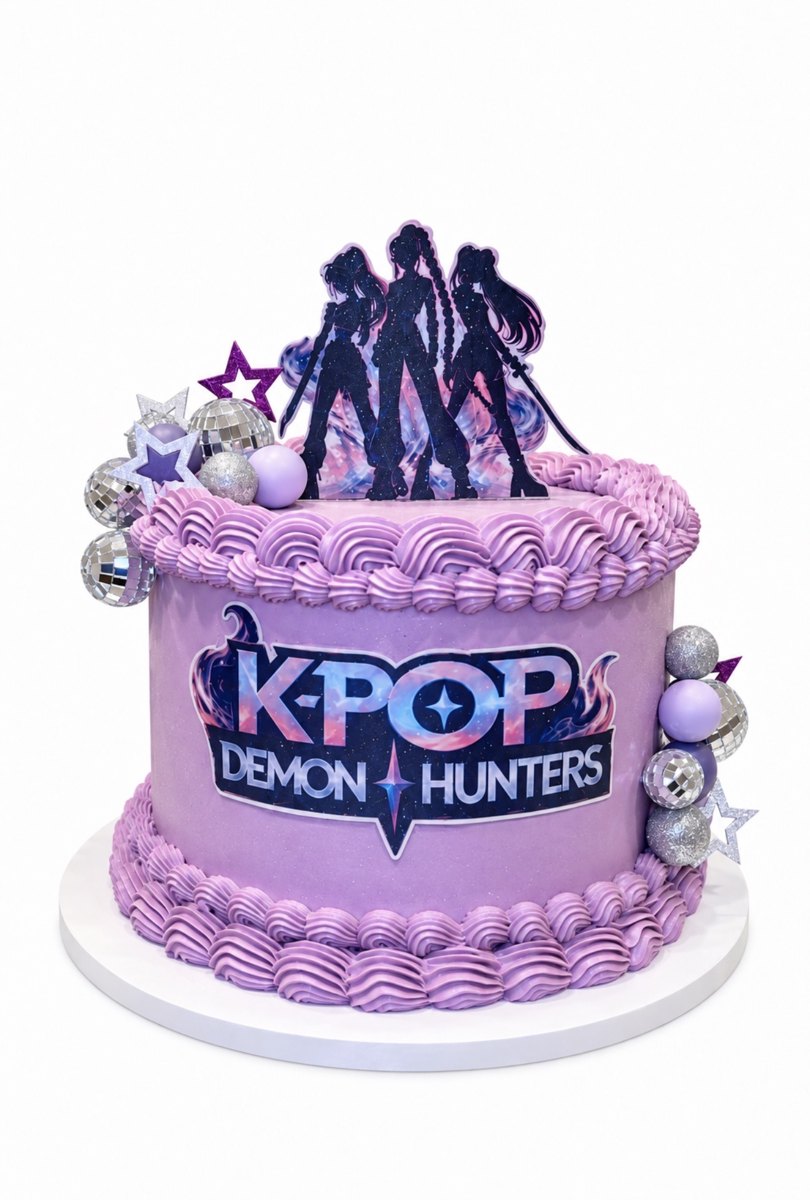 K-pop party cake by Cakemipretty