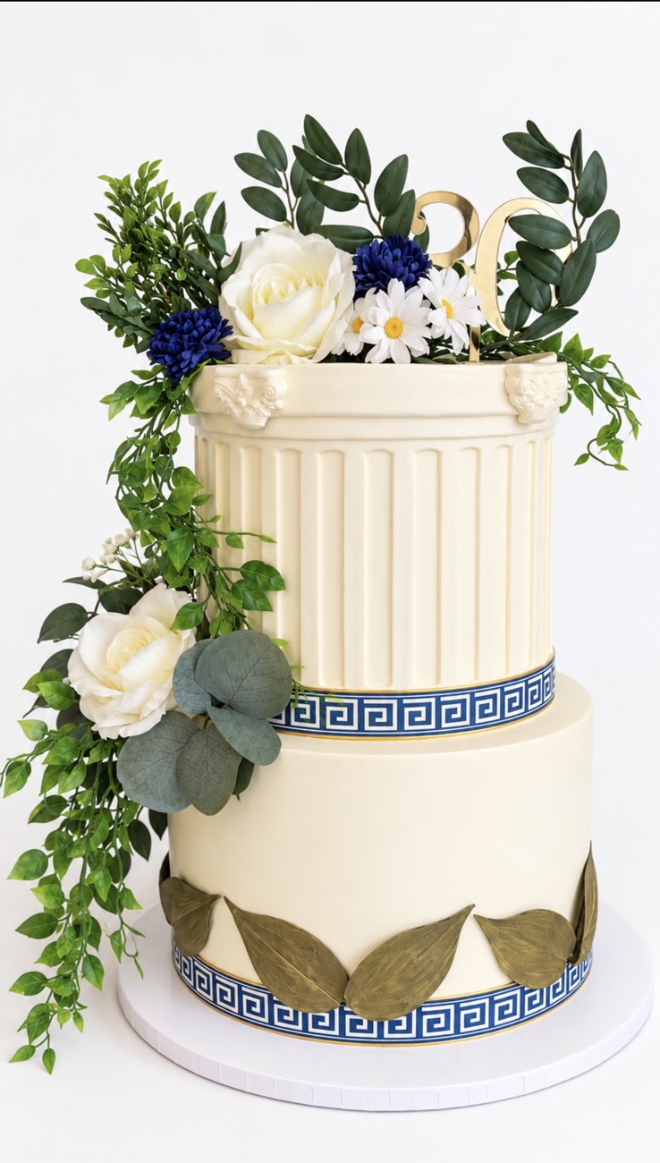Timeless elegance cake by Cakemipretty