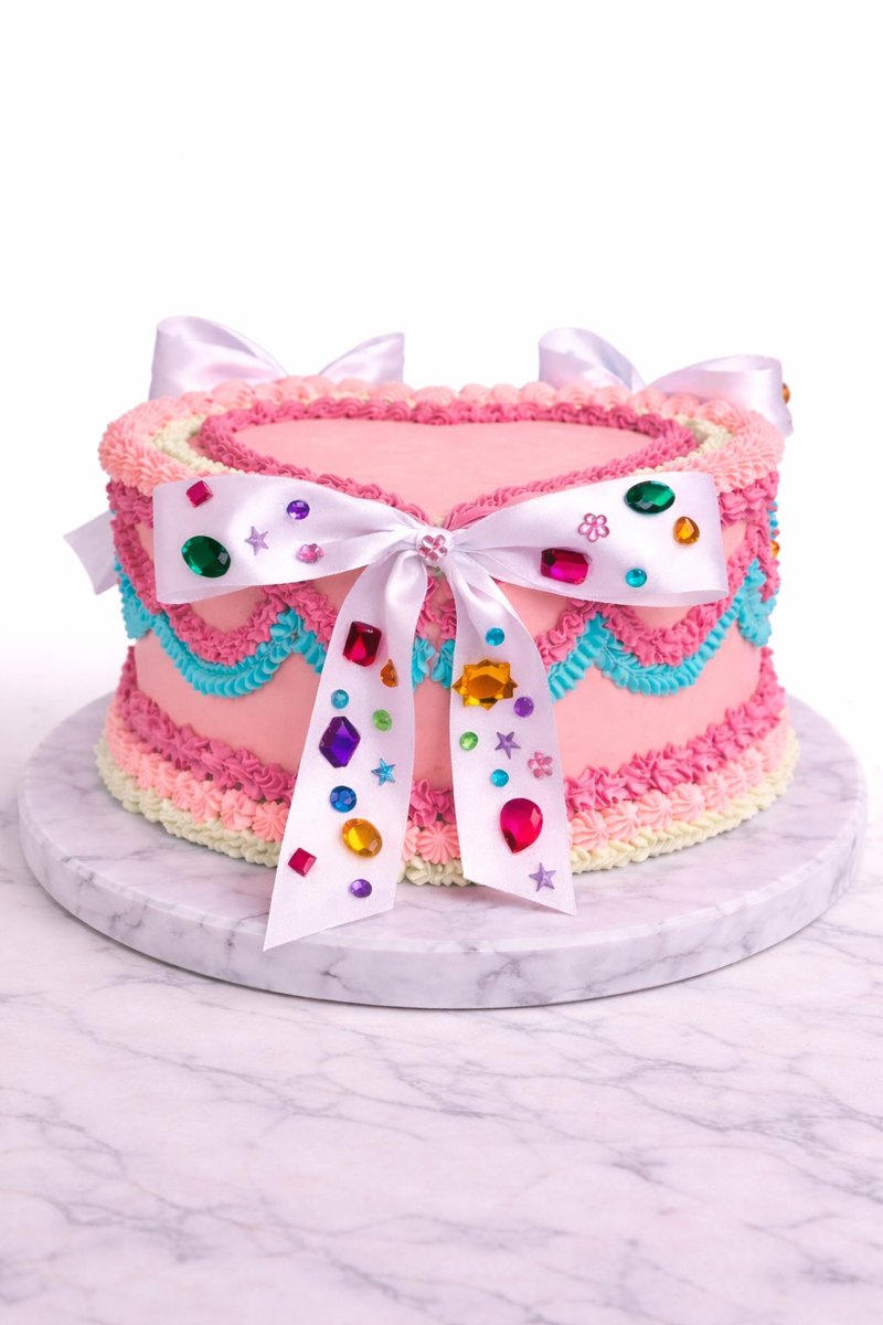 Pretty in pink cake by Cakemipretty
